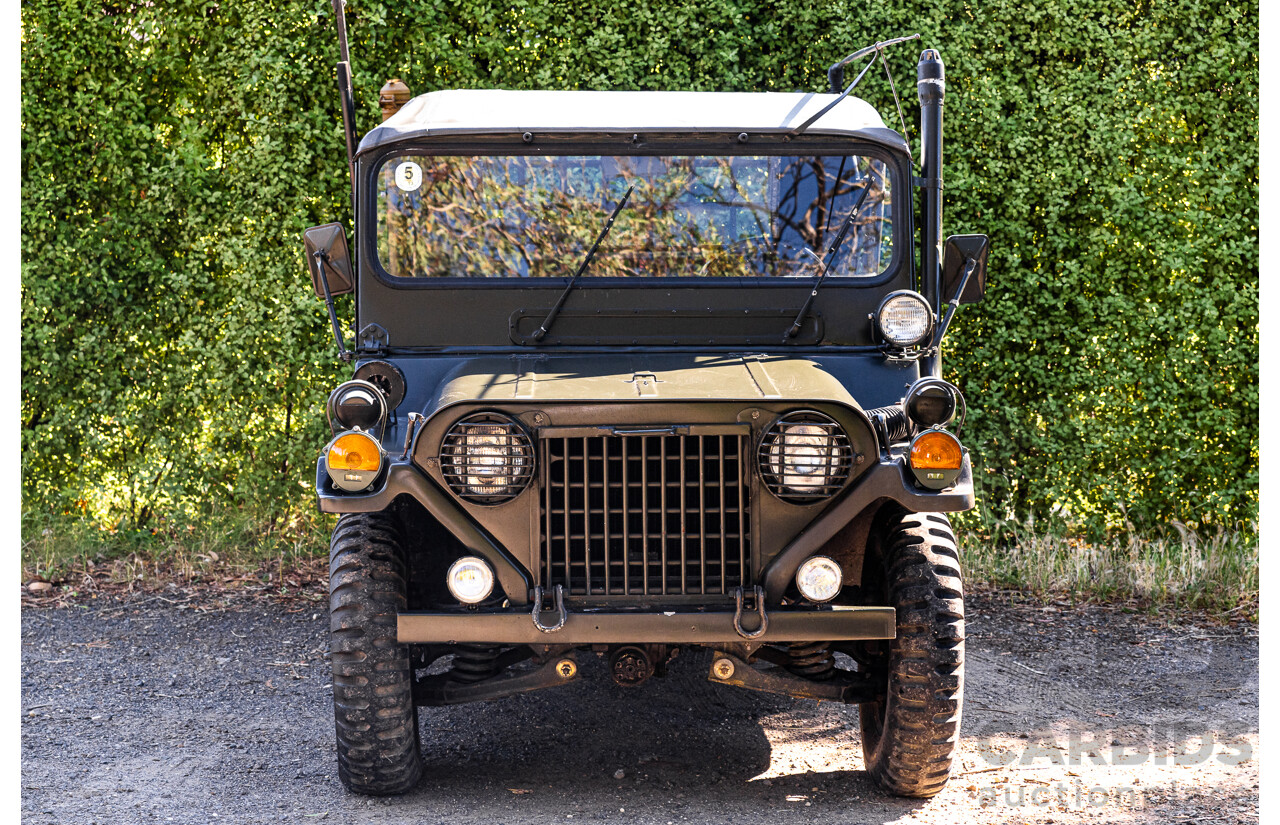 01/1973 Ford M151A2 Military Utility Tactical Truck (MUTT) 4x4 Khaki Green 2.3L - Ex-Vietnam War