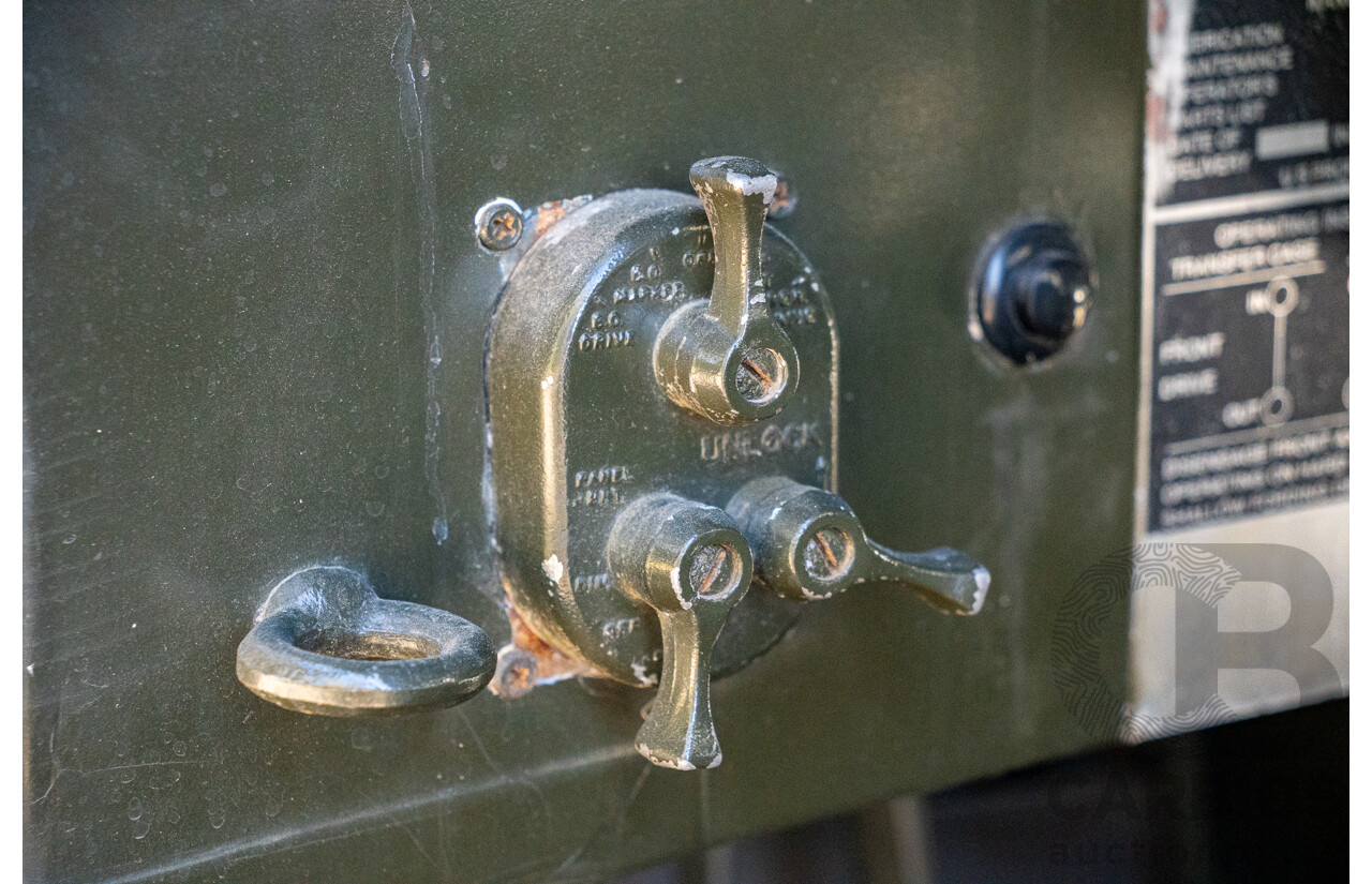 01/1973 Ford M151A2 Military Utility Tactical Truck (MUTT) 4x4 Khaki Green 2.3L - Ex-Vietnam War