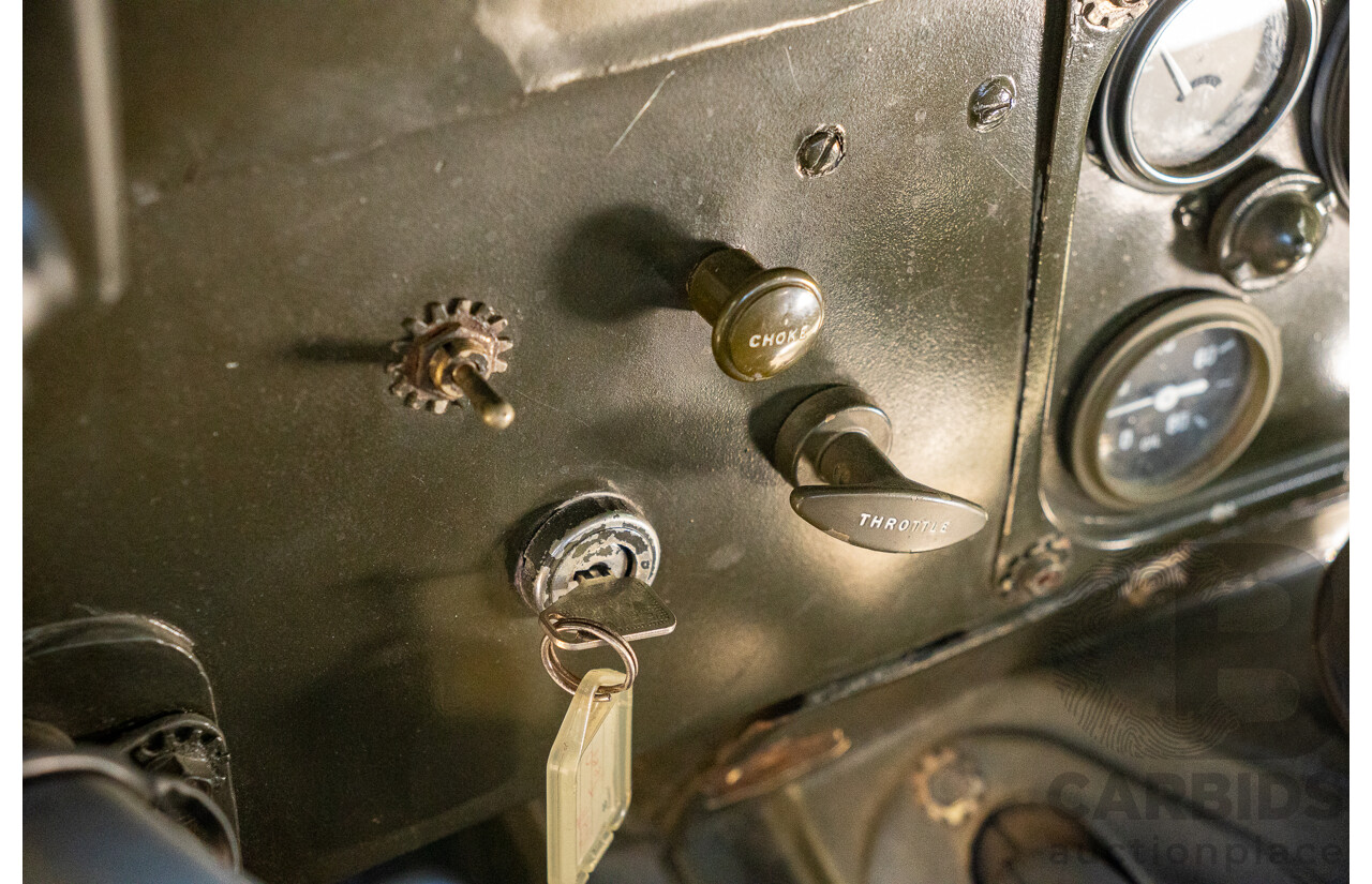 01/1973 Ford M151A2 Military Utility Tactical Truck (MUTT) 4x4 Khaki Green 2.3L - Ex-Vietnam War