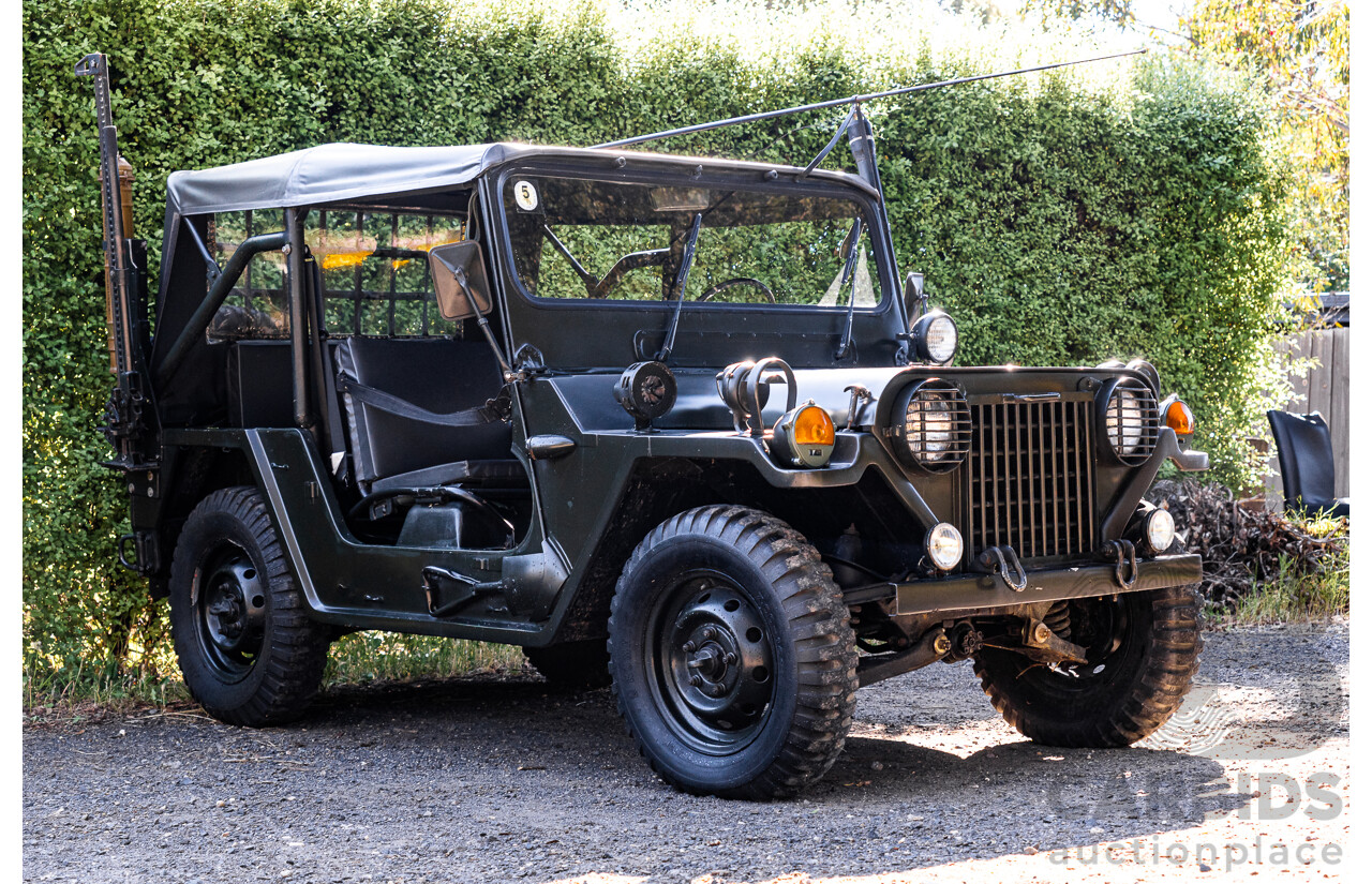 01/1973 Ford M151A2 Military Utility Tactical Truck (MUTT) 4x4 Khaki Green 2.3L - Ex-Vietnam War