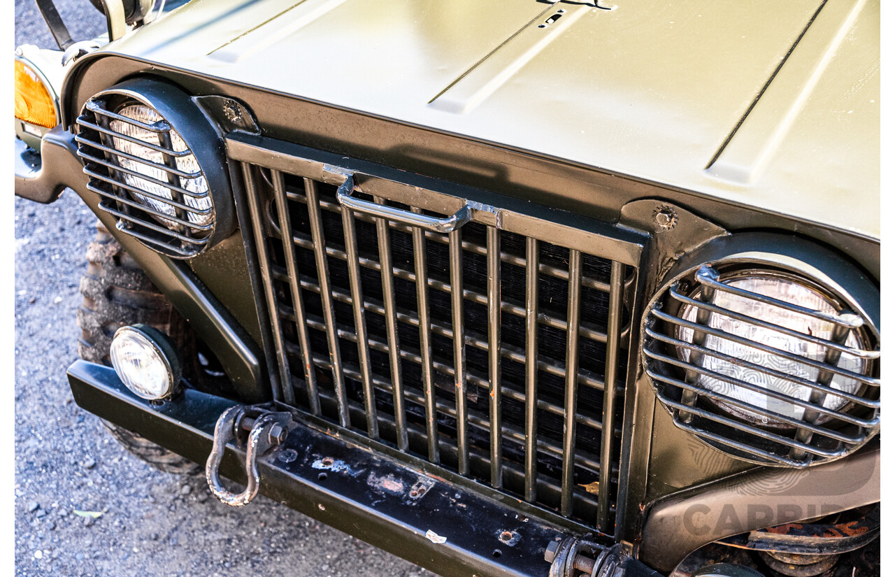 01/1973 Ford M151A2 Military Utility Tactical Truck (MUTT) 4x4 Khaki Green 2.3L - Ex-Vietnam War