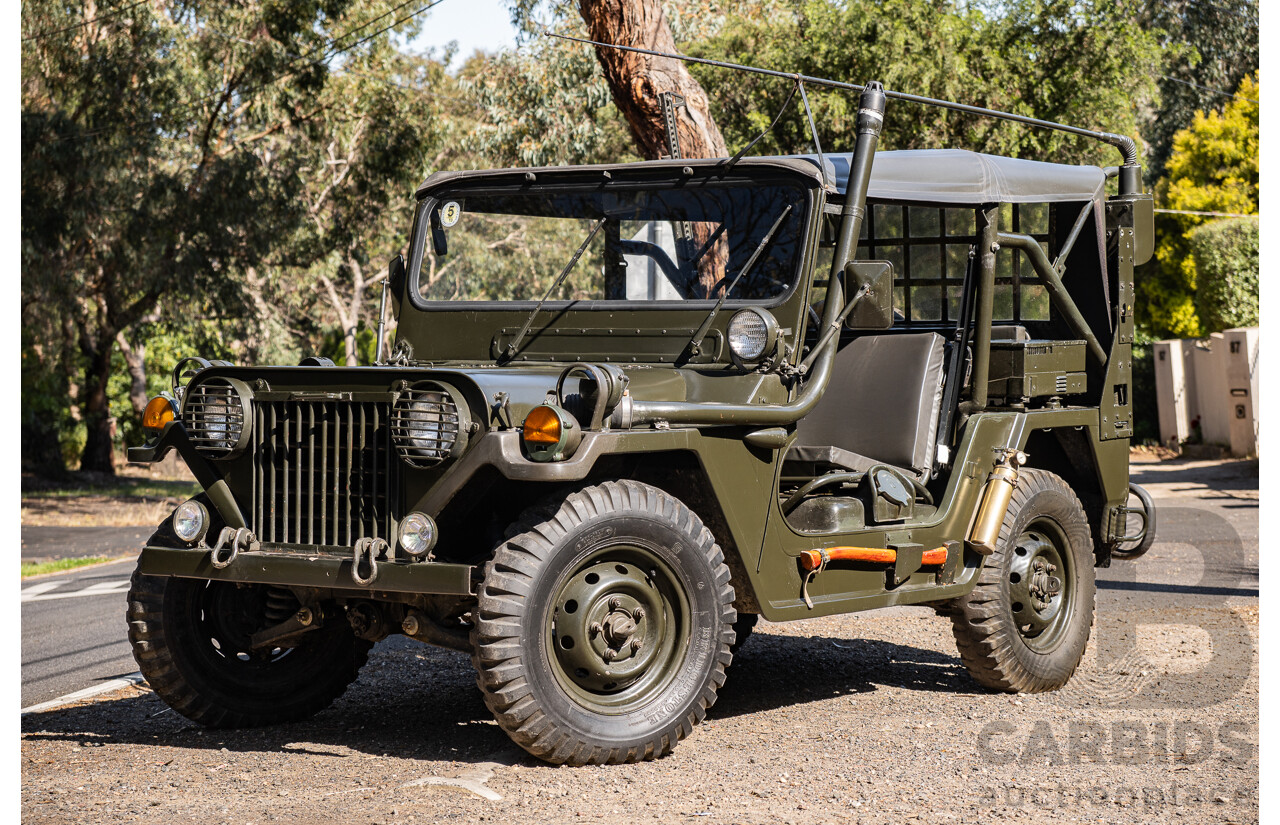 01/1973 Ford M151A2 Military Utility Tactical Truck (MUTT) 4x4 Khaki Green 2.3L - Ex-Vietnam War