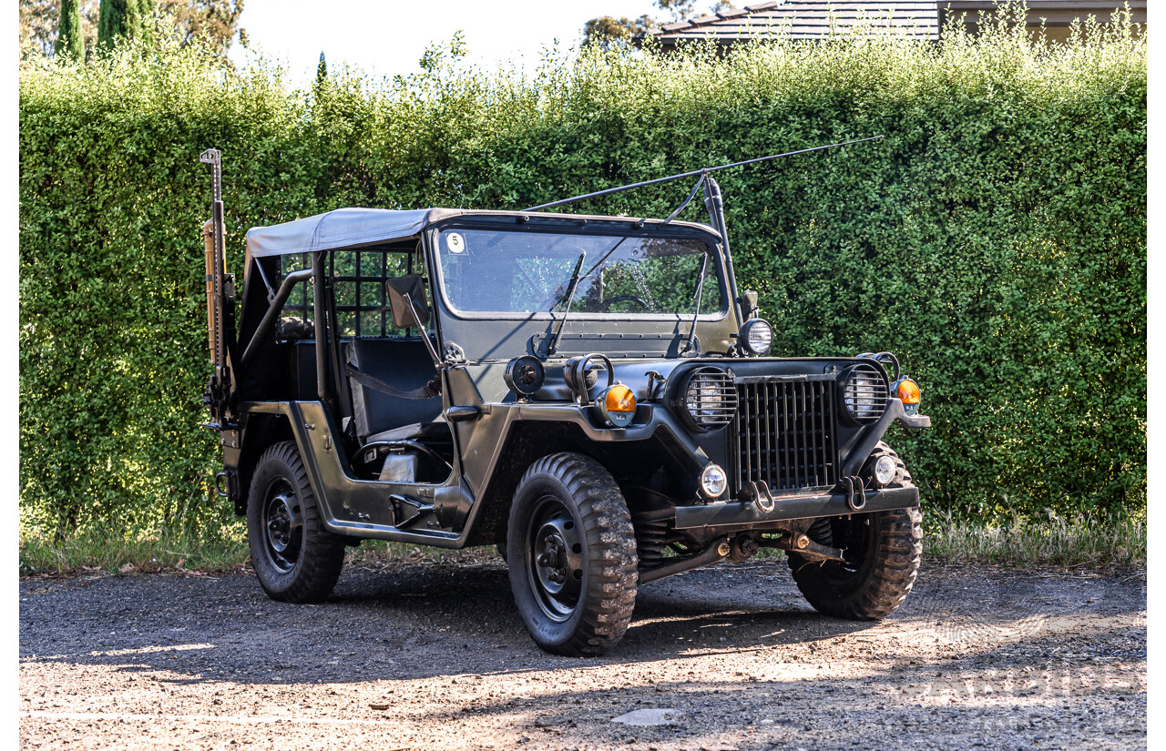 01/1973 Ford M151A2 Military Utility Tactical Truck (MUTT) 4x4 Khaki Green 2.3L - Ex-Vietnam War
