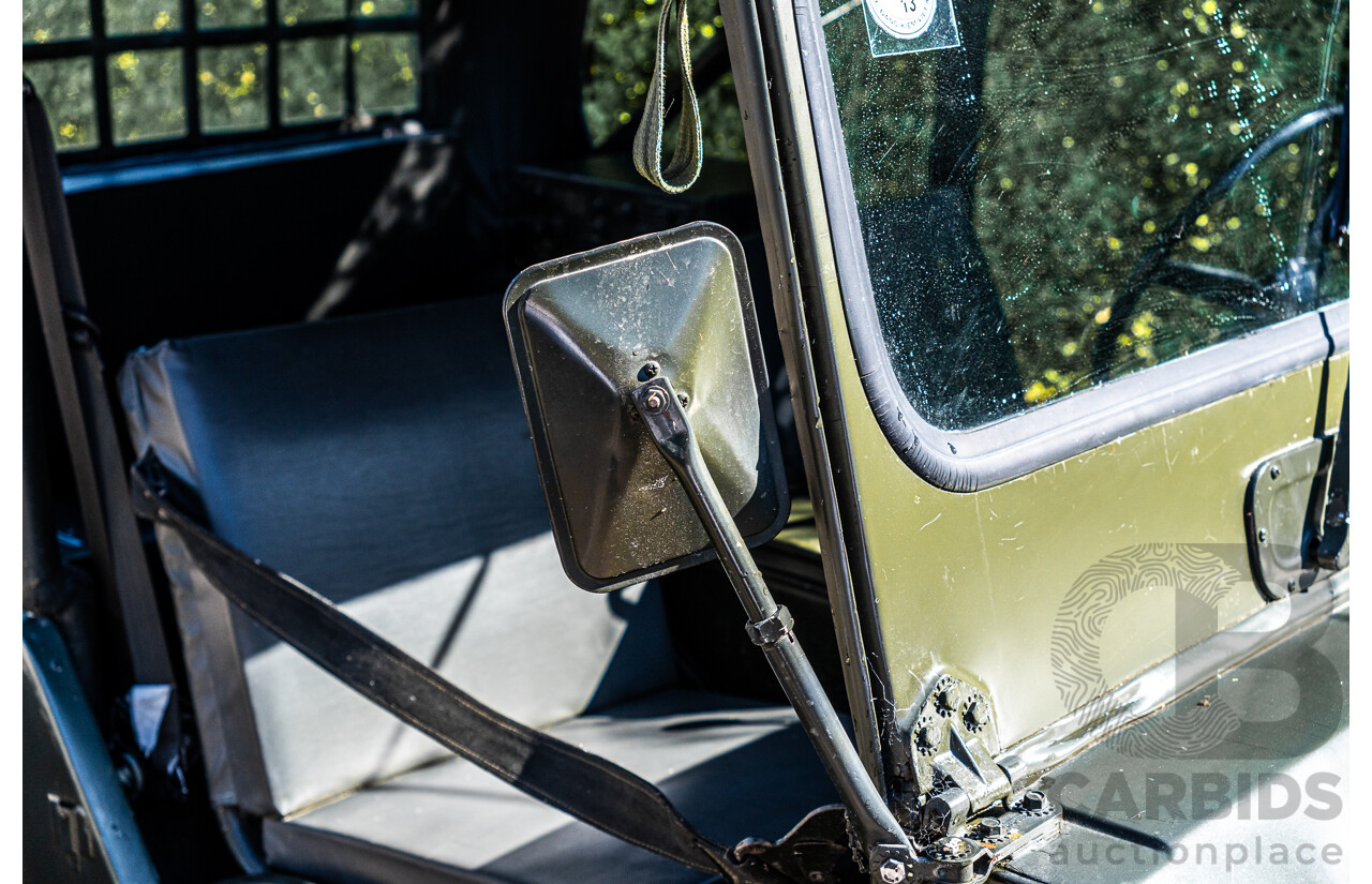 01/1973 Ford M151A2 Military Utility Tactical Truck (MUTT) 4x4 Khaki Green 2.3L - Ex-Vietnam War