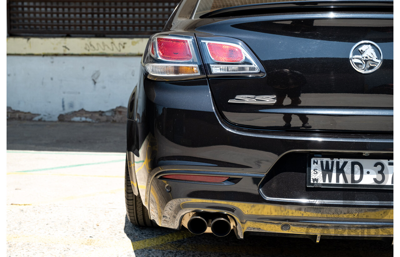 2/2016 Holden Commodore SS-V Redline VF2 4d Sedan Black Supercharged V8 6.2L - Modified