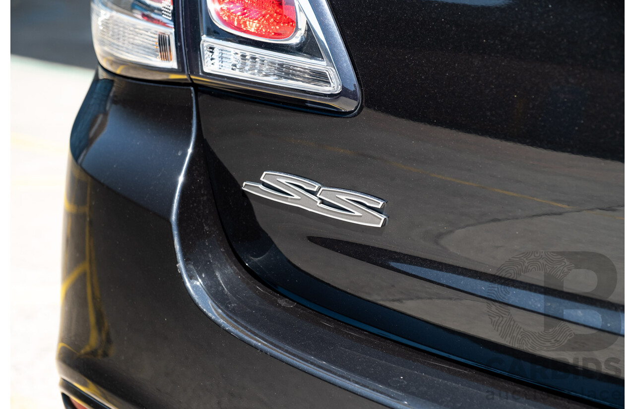 2/2016 Holden Commodore SS-V Redline VF2 4d Sedan Black Supercharged V8 6.2L - Modified