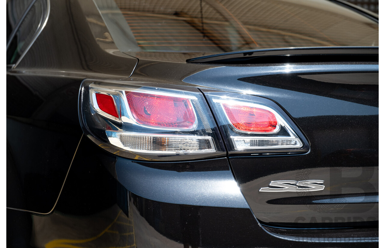 2/2016 Holden Commodore SS-V Redline VF2 4d Sedan Black Supercharged V8 6.2L - Modified