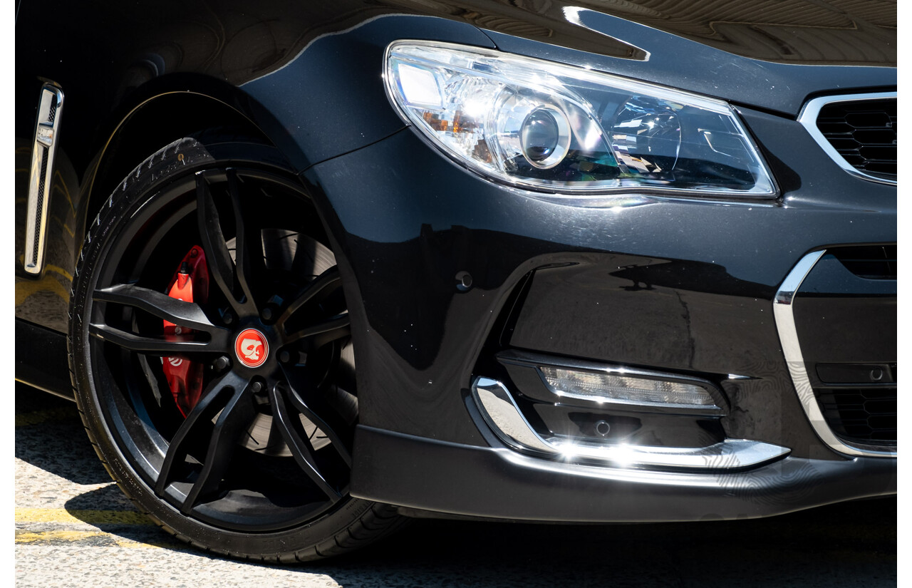 2/2016 Holden Commodore SS-V Redline VF2 4d Sedan Black Supercharged V8 6.2L - Modified