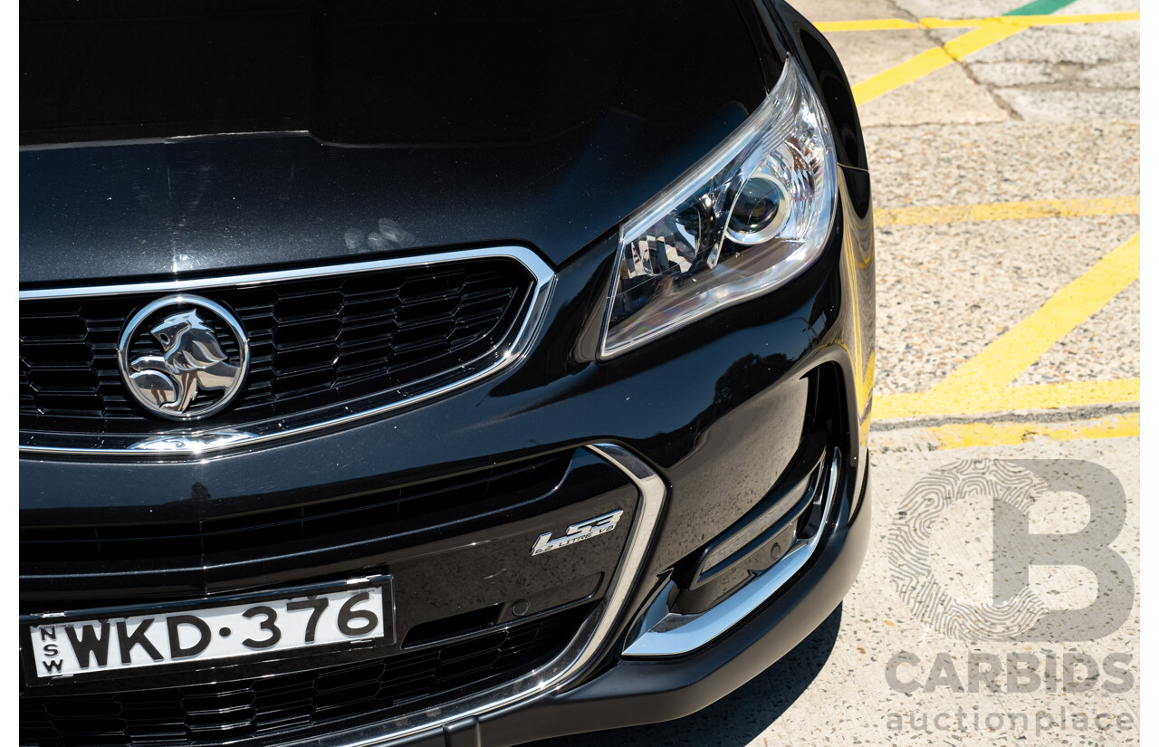 2/2016 Holden Commodore SS-V Redline VF2 4d Sedan Black Supercharged V8 6.2L - Modified
