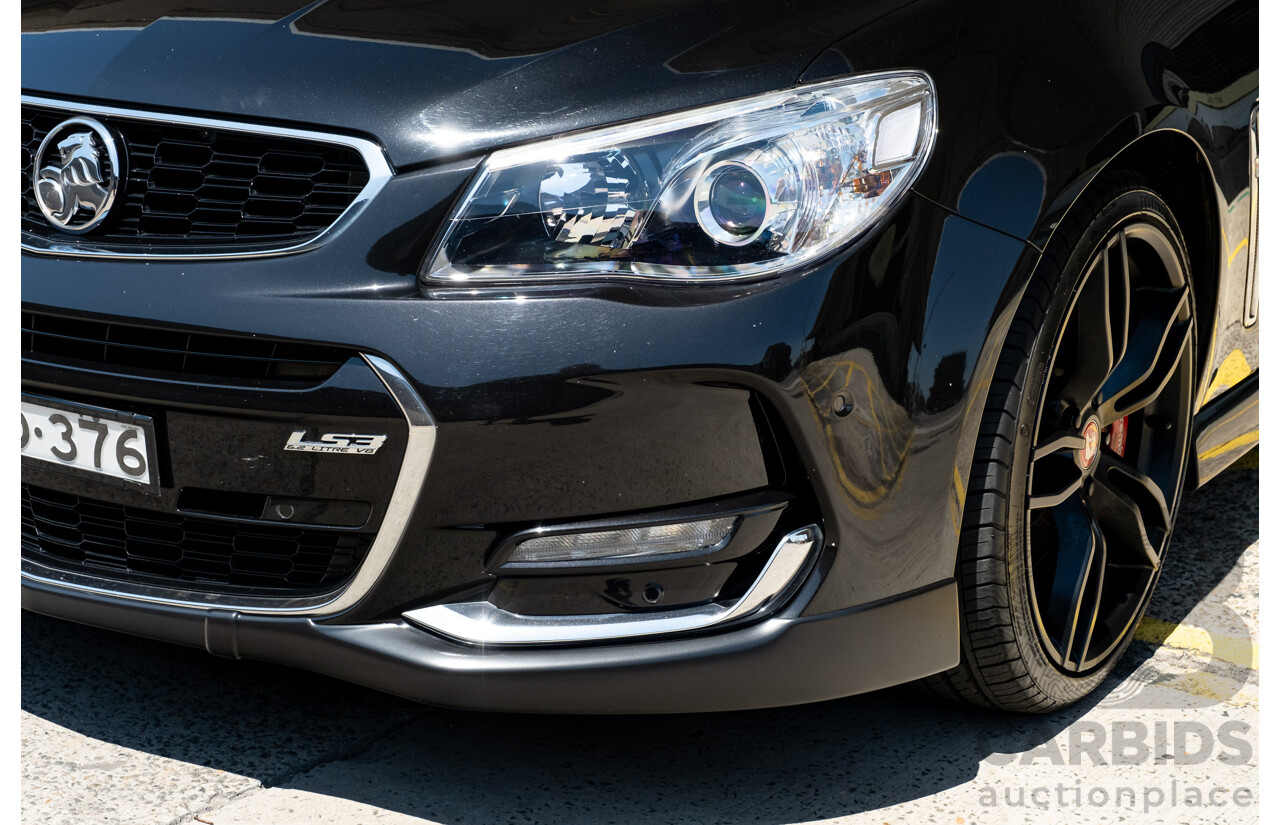 2/2016 Holden Commodore SS-V Redline VF2 4d Sedan Black Supercharged V8 6.2L - Modified