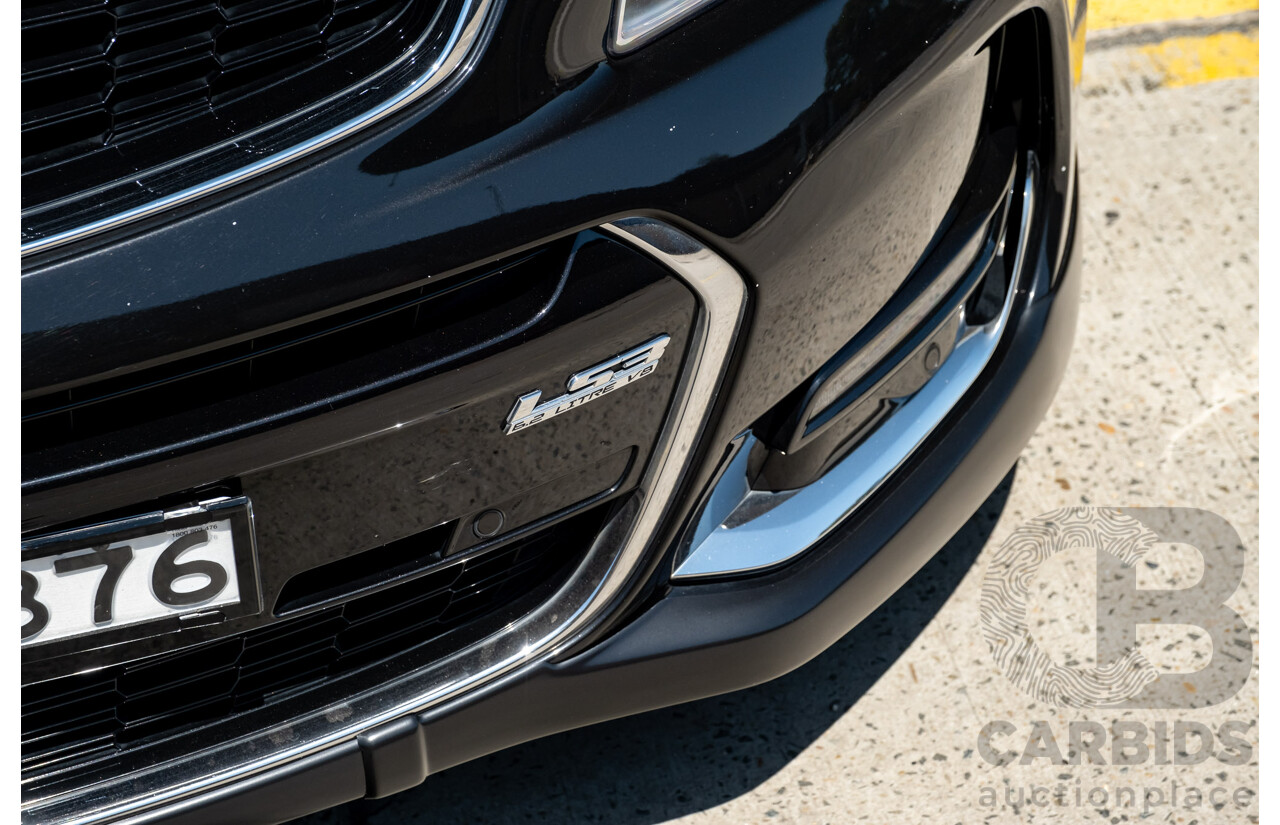 2/2016 Holden Commodore SS-V Redline VF2 4d Sedan Black Supercharged V8 6.2L - Modified