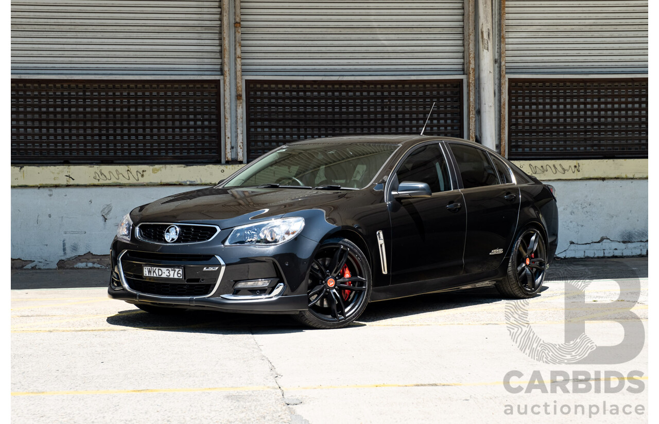2/2016 Holden Commodore SS-V Redline VF2 4d Sedan Black Supercharged V8 6.2L - Modified