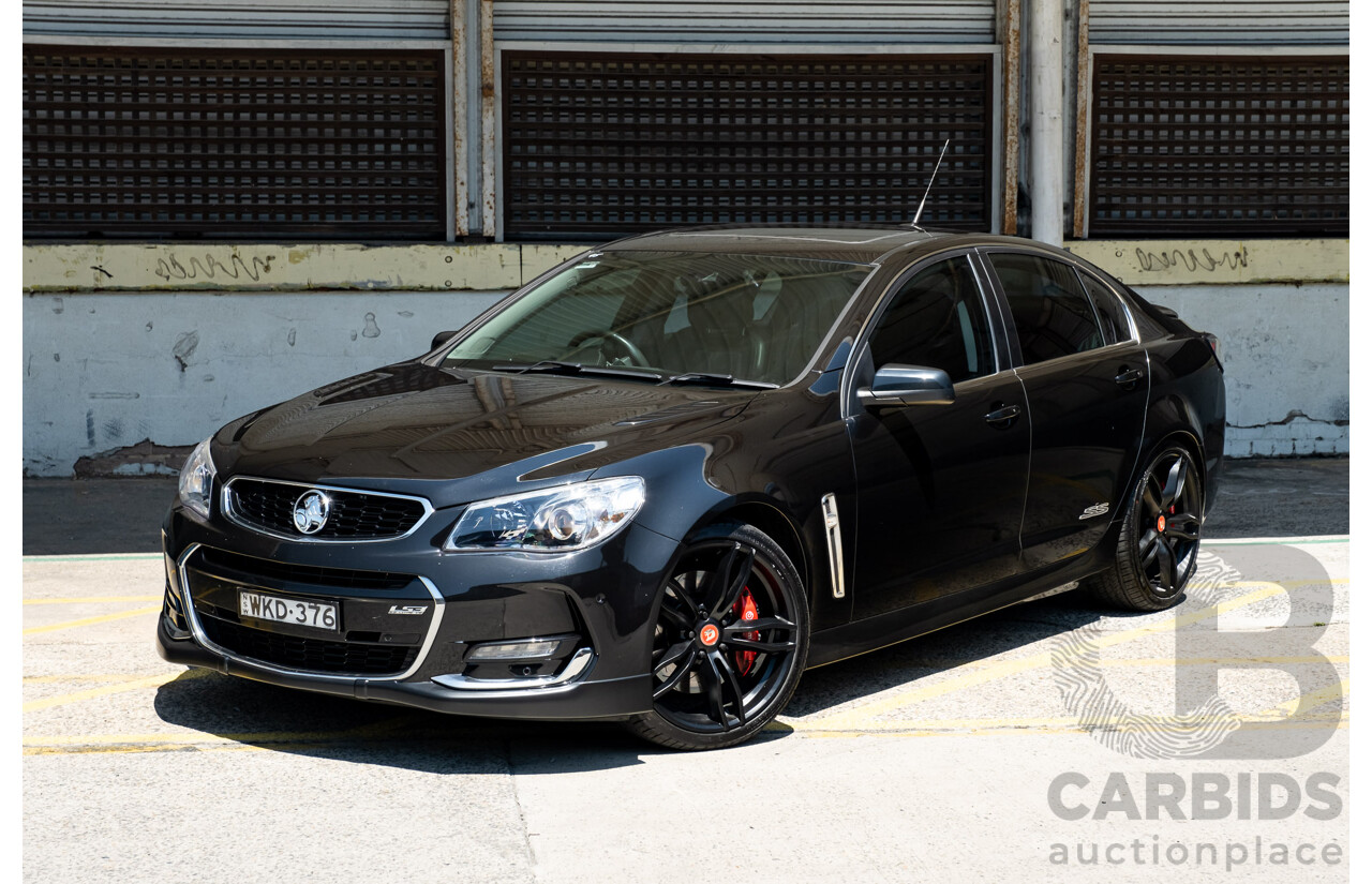 2/2016 Holden Commodore SS-V Redline VF2 4d Sedan Black Supercharged V8 6.2L - Modified