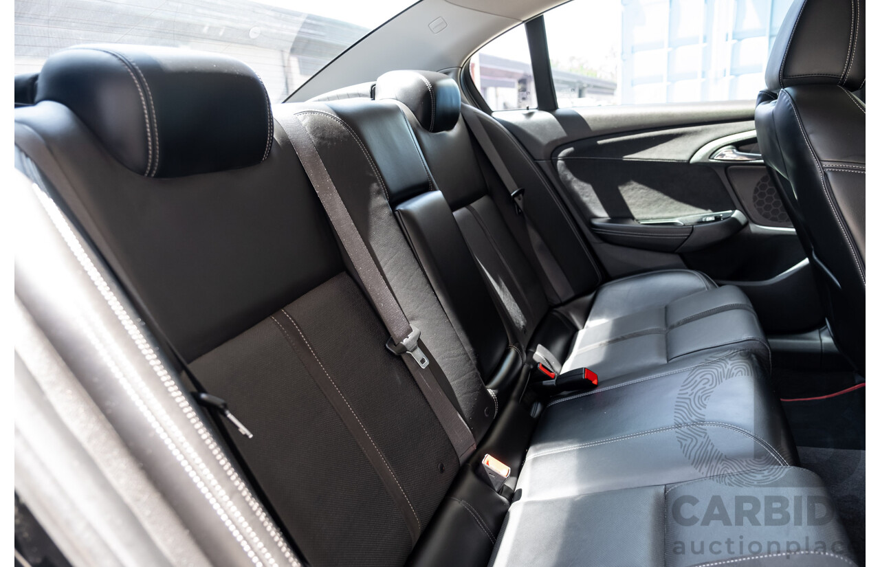 2/2016 Holden Commodore SS-V Redline VF2 4d Sedan Black Supercharged V8 6.2L - Modified