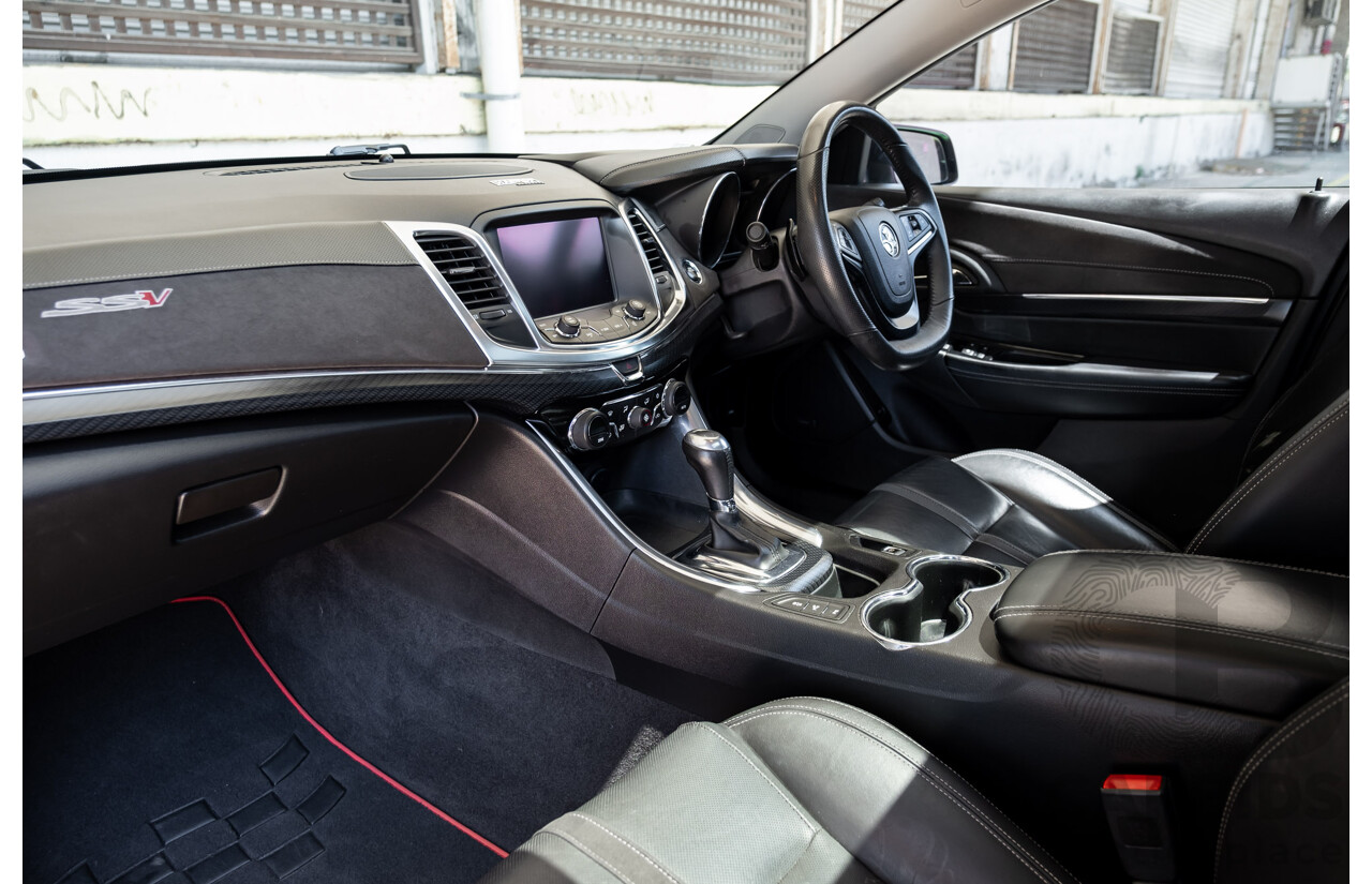 2/2016 Holden Commodore SS-V Redline VF2 4d Sedan Black Supercharged V8 6.2L - Modified