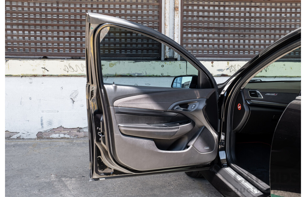 2/2016 Holden Commodore SS-V Redline VF2 4d Sedan Black Supercharged V8 6.2L - Modified