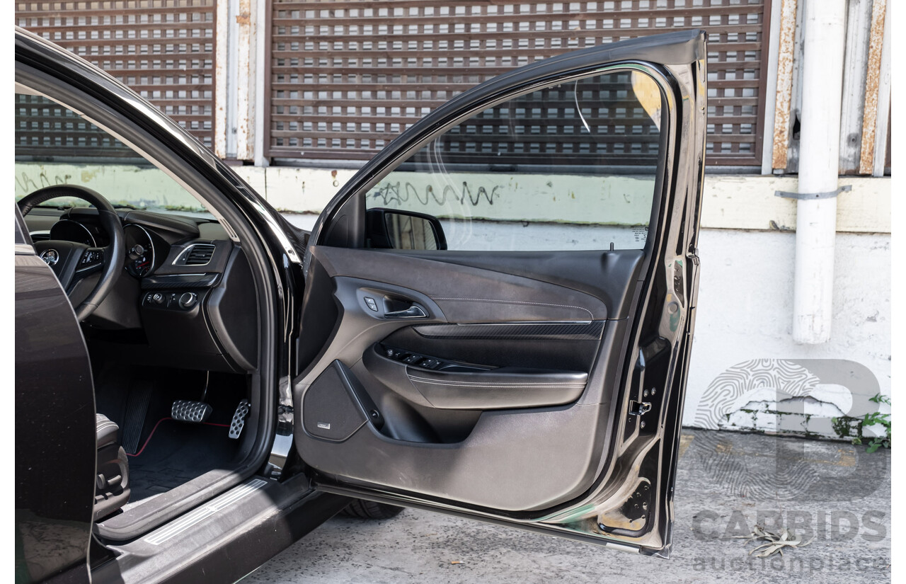 2/2016 Holden Commodore SS-V Redline VF2 4d Sedan Black Supercharged V8 6.2L - Modified