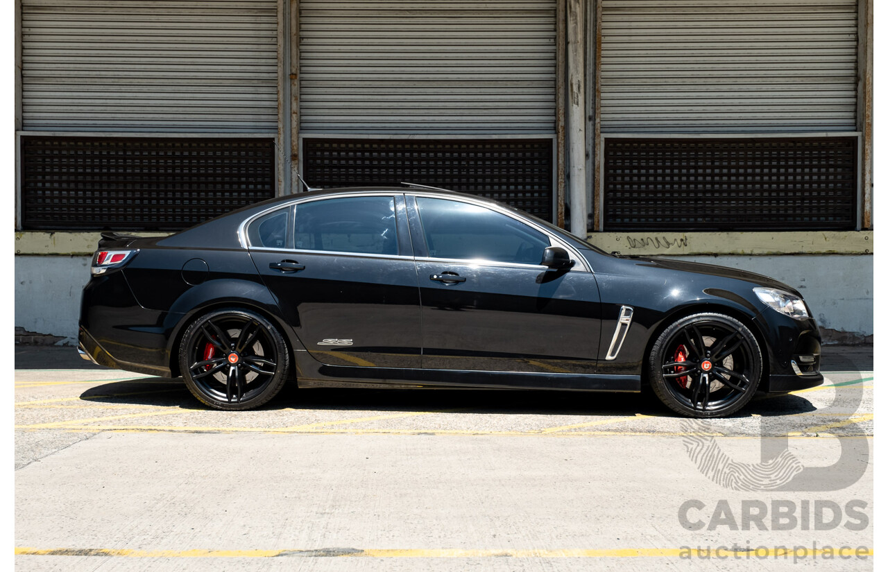 2/2016 Holden Commodore SS-V Redline VF2 4d Sedan Black Supercharged V8 6.2L - Modified
