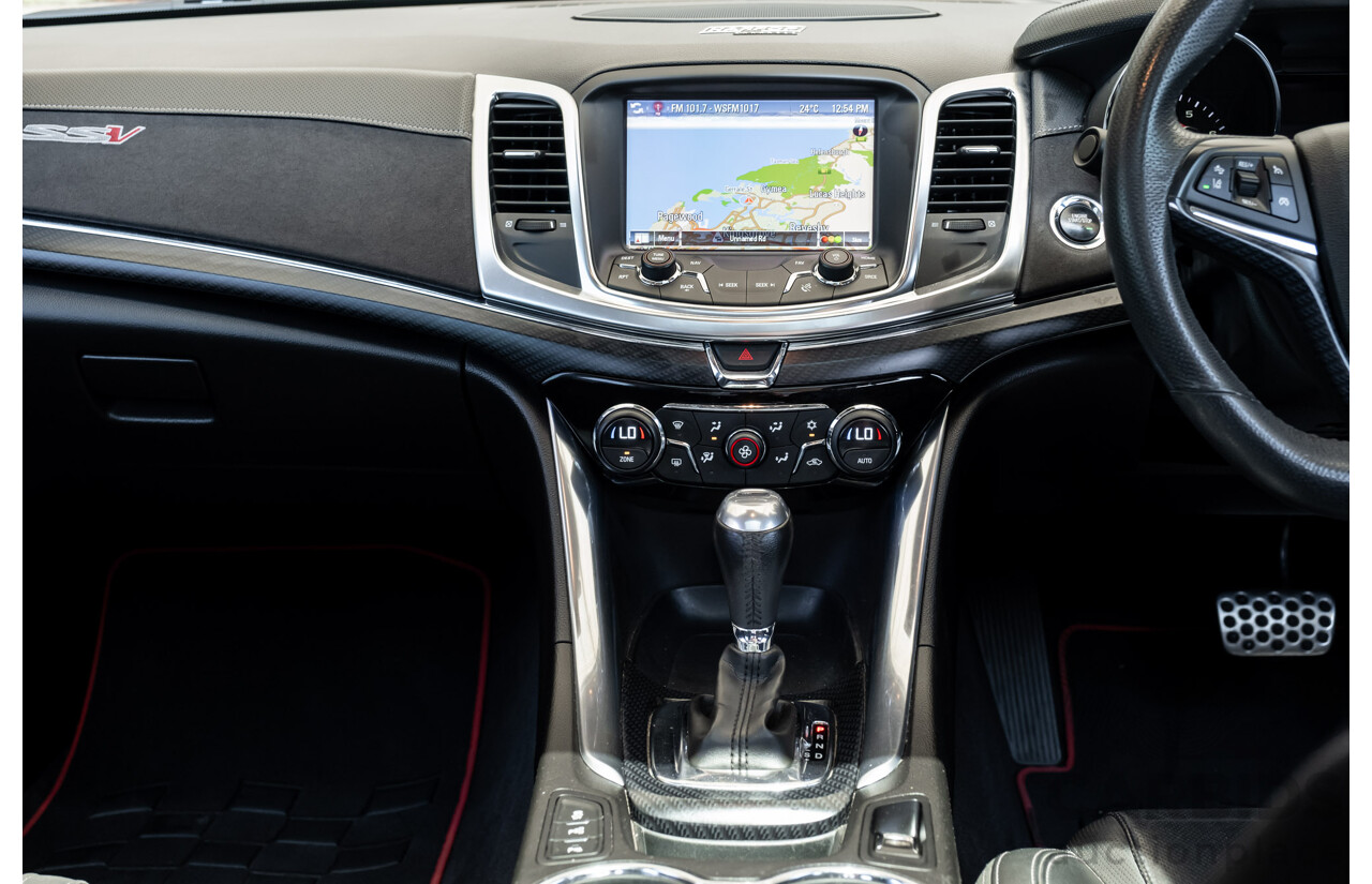 2/2016 Holden Commodore SS-V Redline VF2 4d Sedan Black Supercharged V8 6.2L - Modified