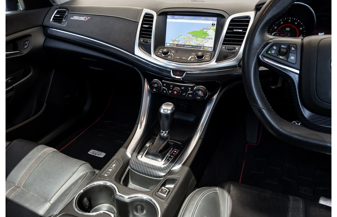 2/2016 Holden Commodore SS-V Redline VF2 4d Sedan Black Supercharged V8 6.2L - Modified