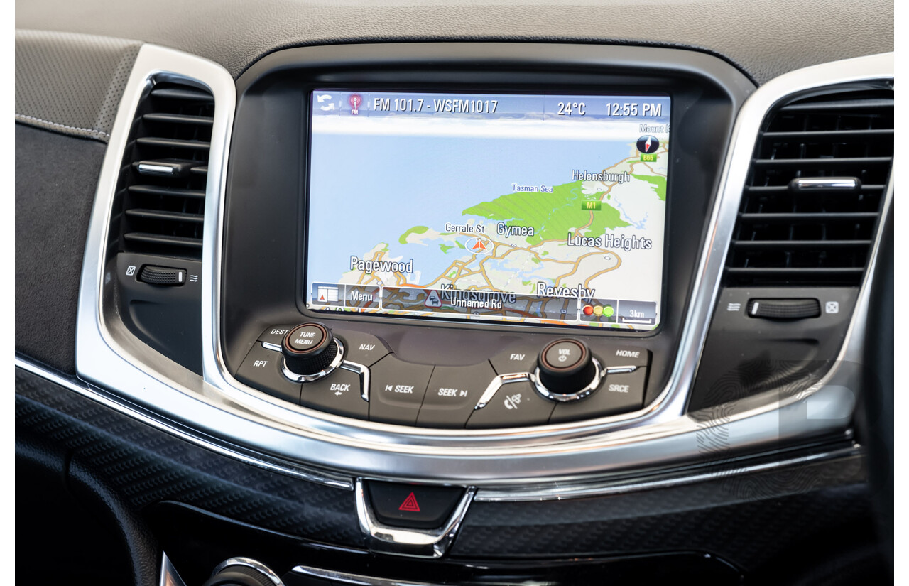 2/2016 Holden Commodore SS-V Redline VF2 4d Sedan Black Supercharged V8 6.2L - Modified