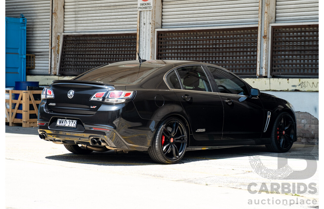 2/2016 Holden Commodore SS-V Redline VF2 4d Sedan Black Supercharged V8 6.2L - Modified