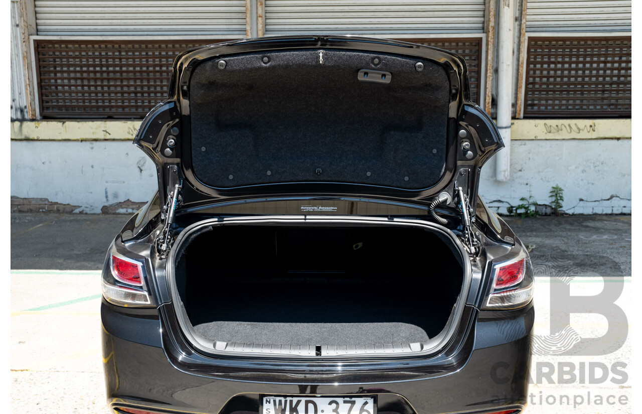 2/2016 Holden Commodore SS-V Redline VF2 4d Sedan Black Supercharged V8 6.2L - Modified