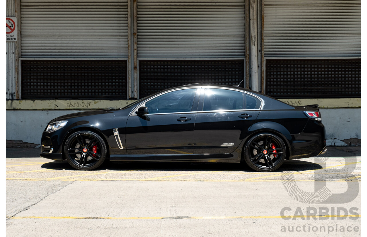2/2016 Holden Commodore SS-V Redline VF2 4d Sedan Black Supercharged V8 6.2L - Modified