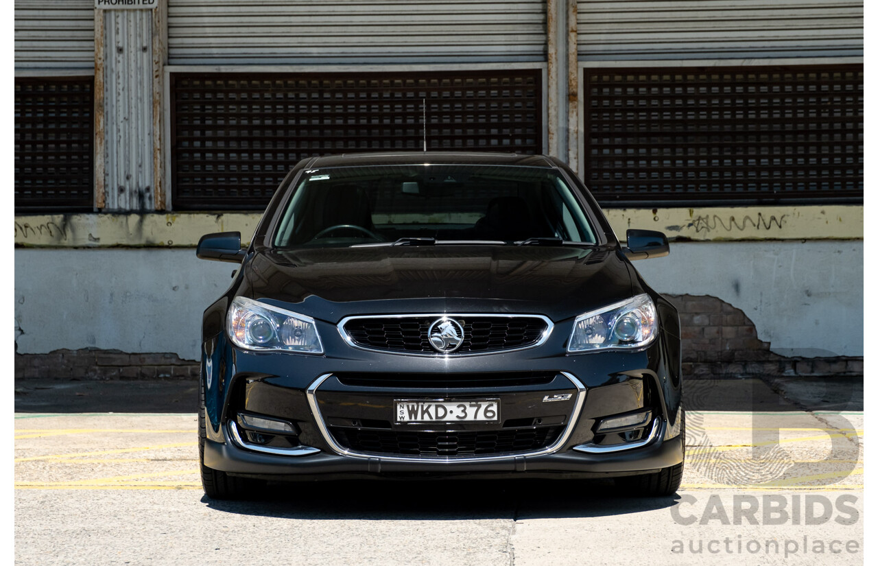 2/2016 Holden Commodore SS-V Redline VF2 4d Sedan Black Supercharged V8 6.2L - Modified