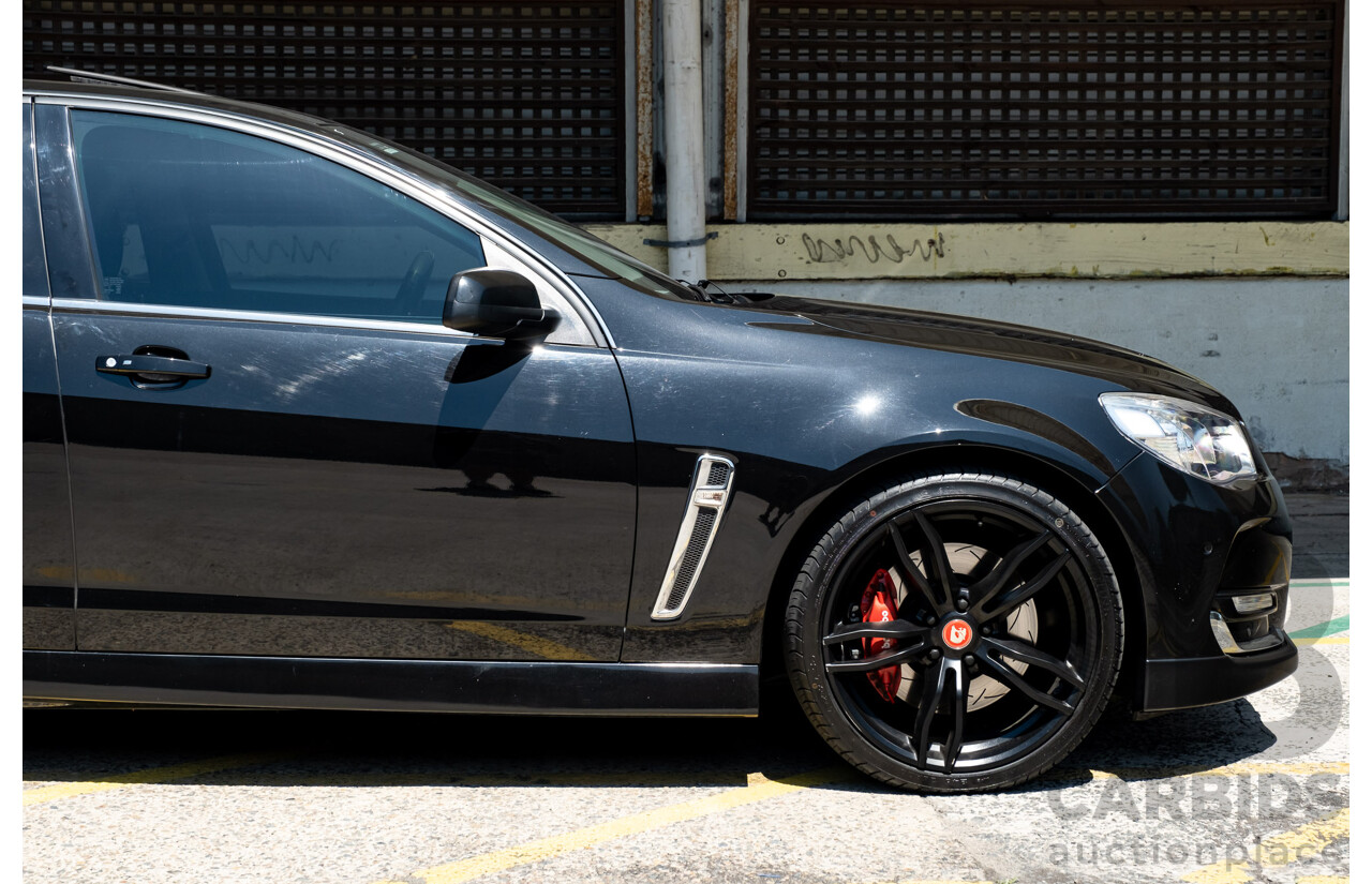2/2016 Holden Commodore SS-V Redline VF2 4d Sedan Black Supercharged V8 6.2L - Modified