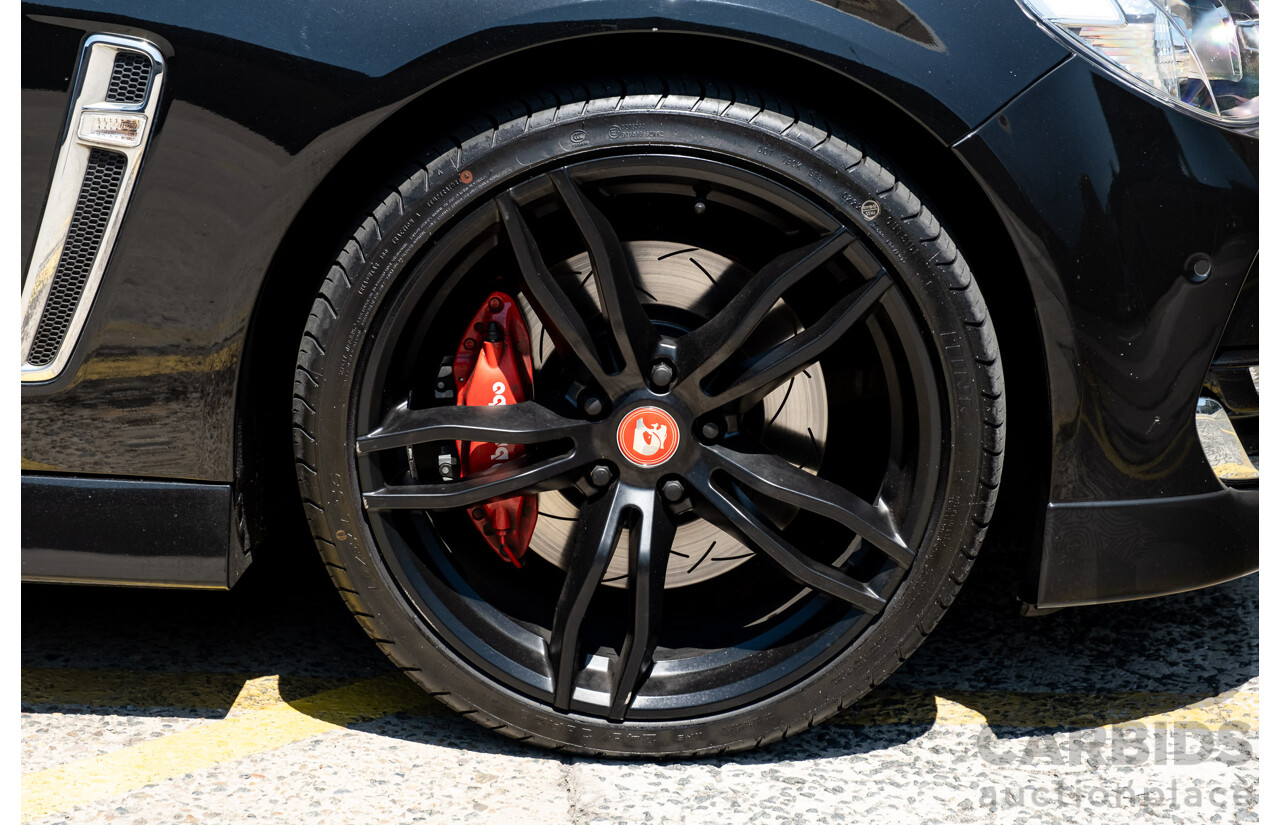 2/2016 Holden Commodore SS-V Redline VF2 4d Sedan Black Supercharged V8 6.2L - Modified