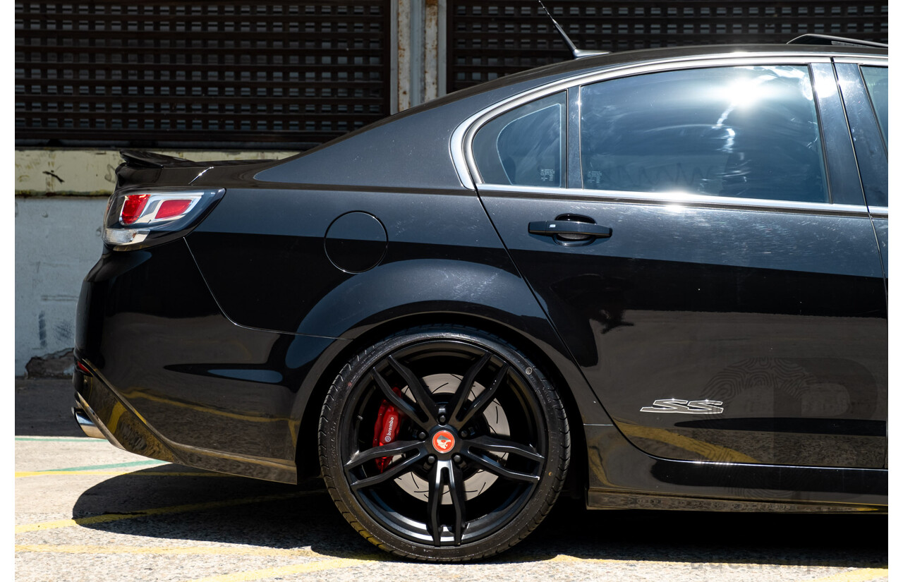 2/2016 Holden Commodore SS-V Redline VF2 4d Sedan Black Supercharged V8 6.2L - Modified