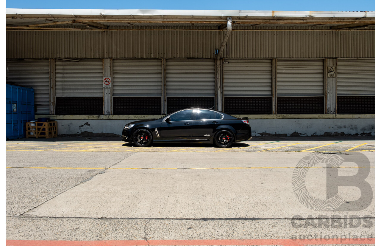 2/2016 Holden Commodore SS-V Redline VF2 4d Sedan Black Supercharged V8 6.2L - Modified