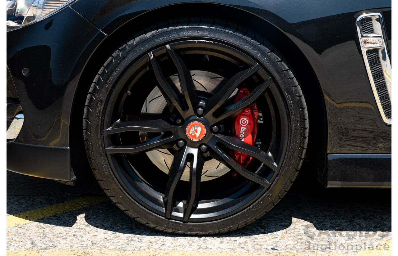 2/2016 Holden Commodore SS-V Redline VF2 4d Sedan Black Supercharged V8 6.2L - Modified