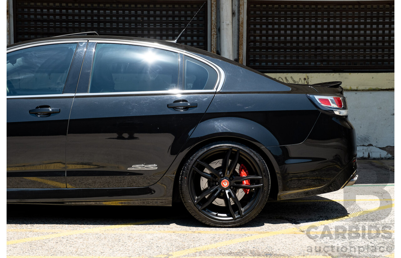 2/2016 Holden Commodore SS-V Redline VF2 4d Sedan Black Supercharged V8 6.2L - Modified