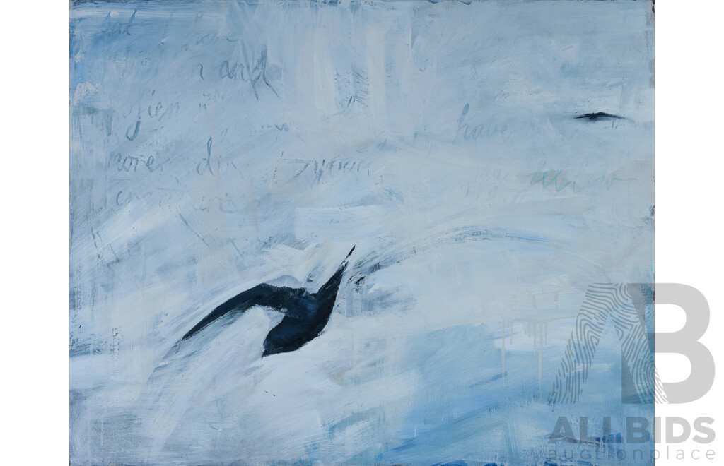 Karen Annet-Thomas, Darwin's Regret No. 1, 2015, Oil, Beeswax & Kaolin on Linen