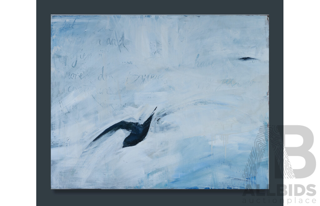 Karen Annet-Thomas, Darwin's Regret No. 1, 2015, Oil, Beeswax & Kaolin on Linen