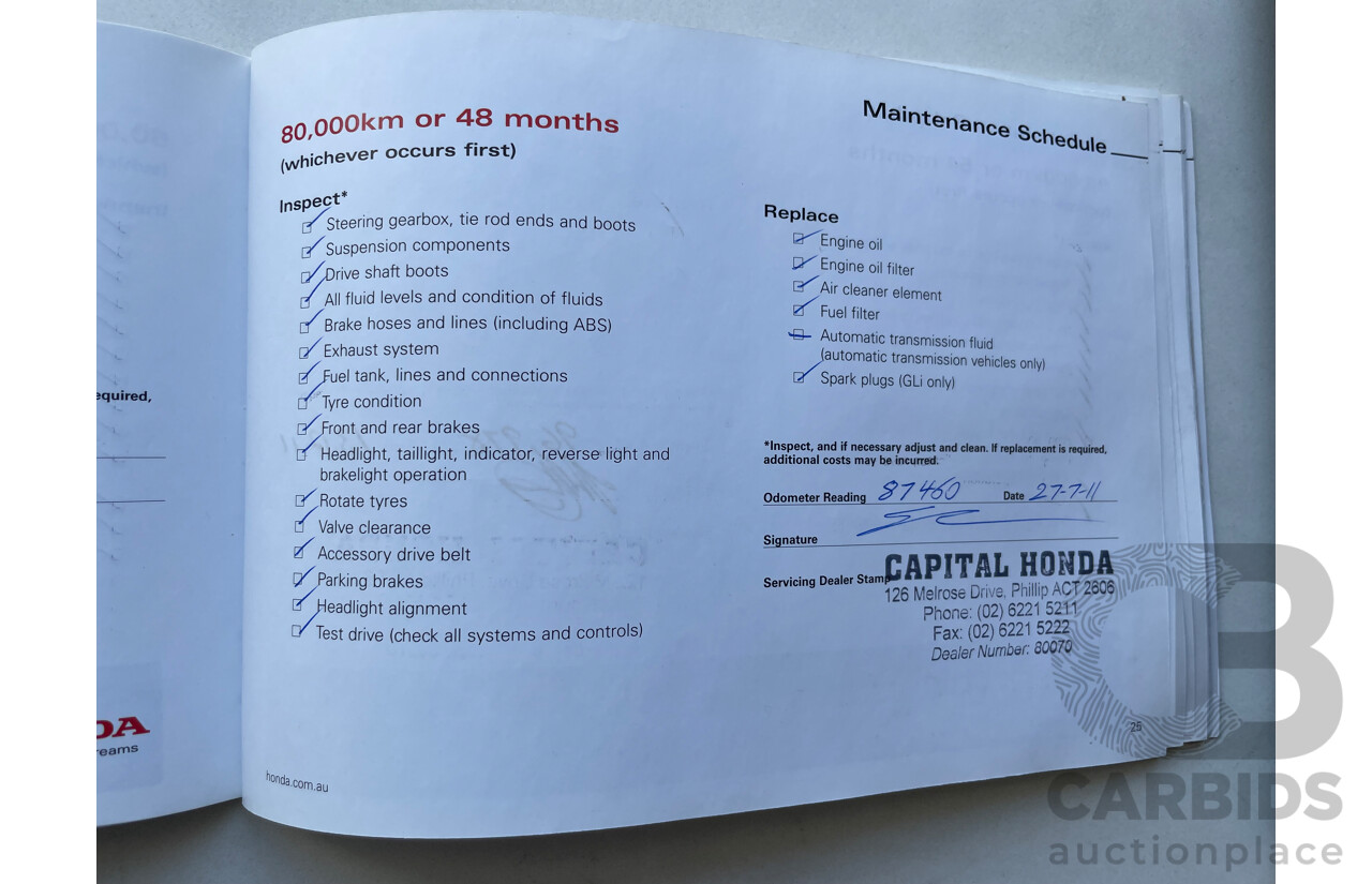 7/2007 Honda Jazz GLi MY06 5d Hatchback Silver 1.3L