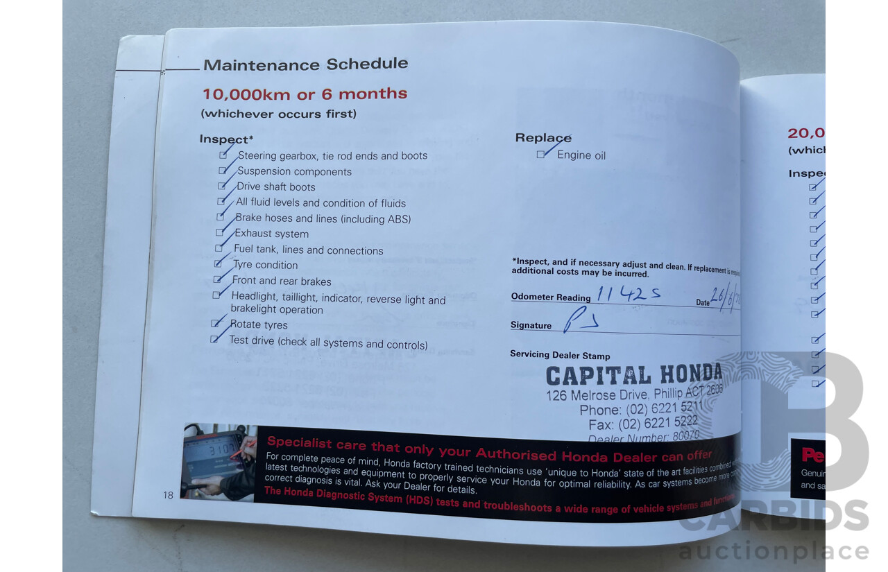 7/2007 Honda Jazz GLi MY06 5d Hatchback Silver 1.3L