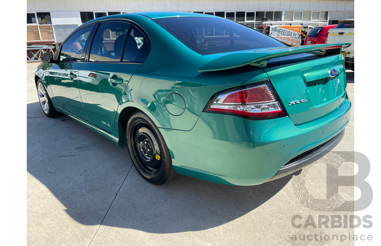 6/2012 Ford Falcon XR6 FG MK2 4d Sedan Green 4.0L - Manual Transmission