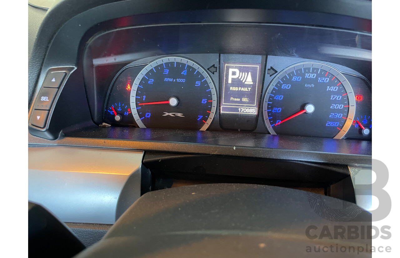 6/2012 Ford Falcon XR6 FG MK2 4d Sedan Green 4.0L - Manual Transmission