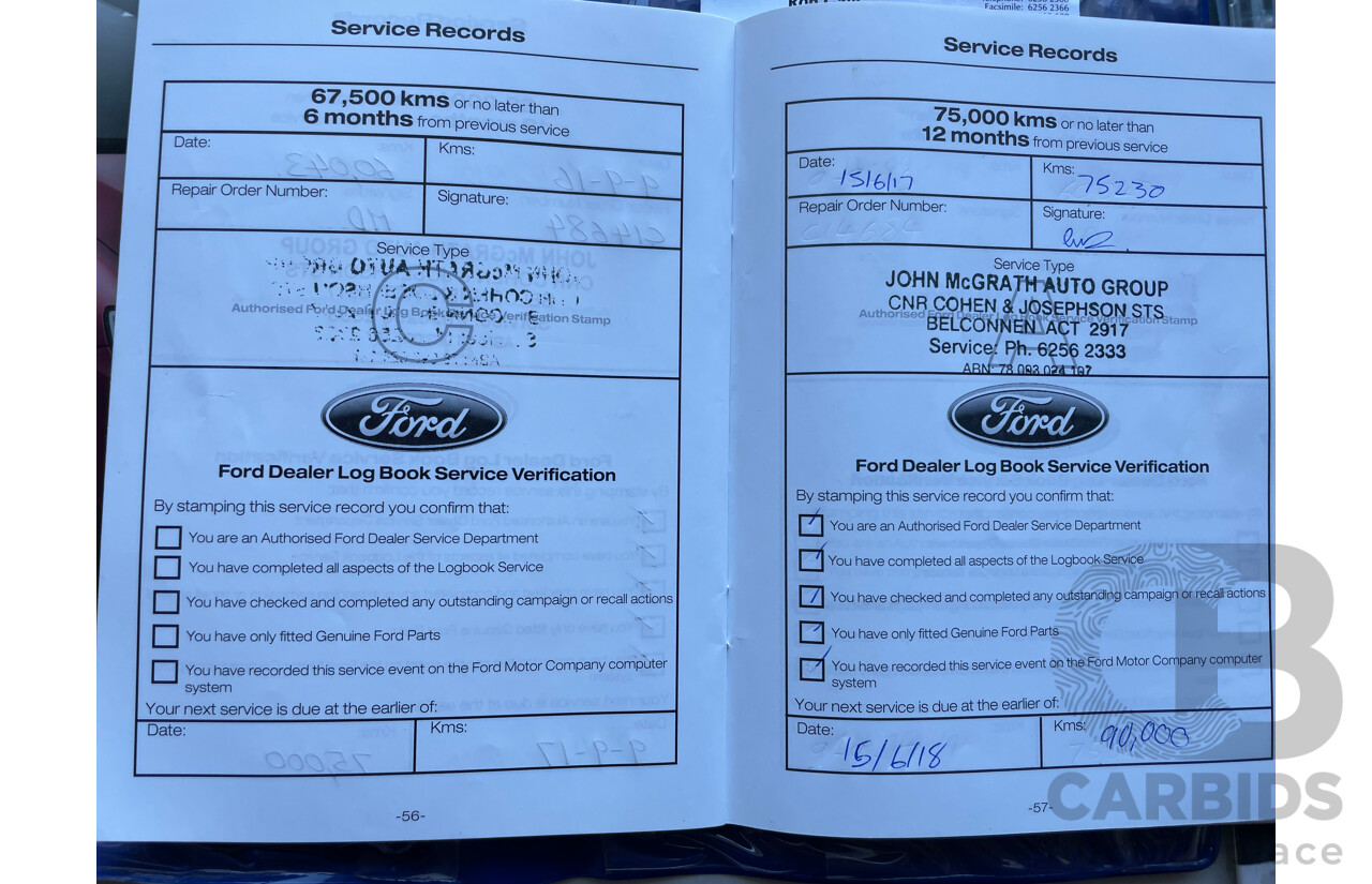 6/2012 Ford Falcon XR6 FG MK2 4d Sedan Green 4.0L - Manual Transmission