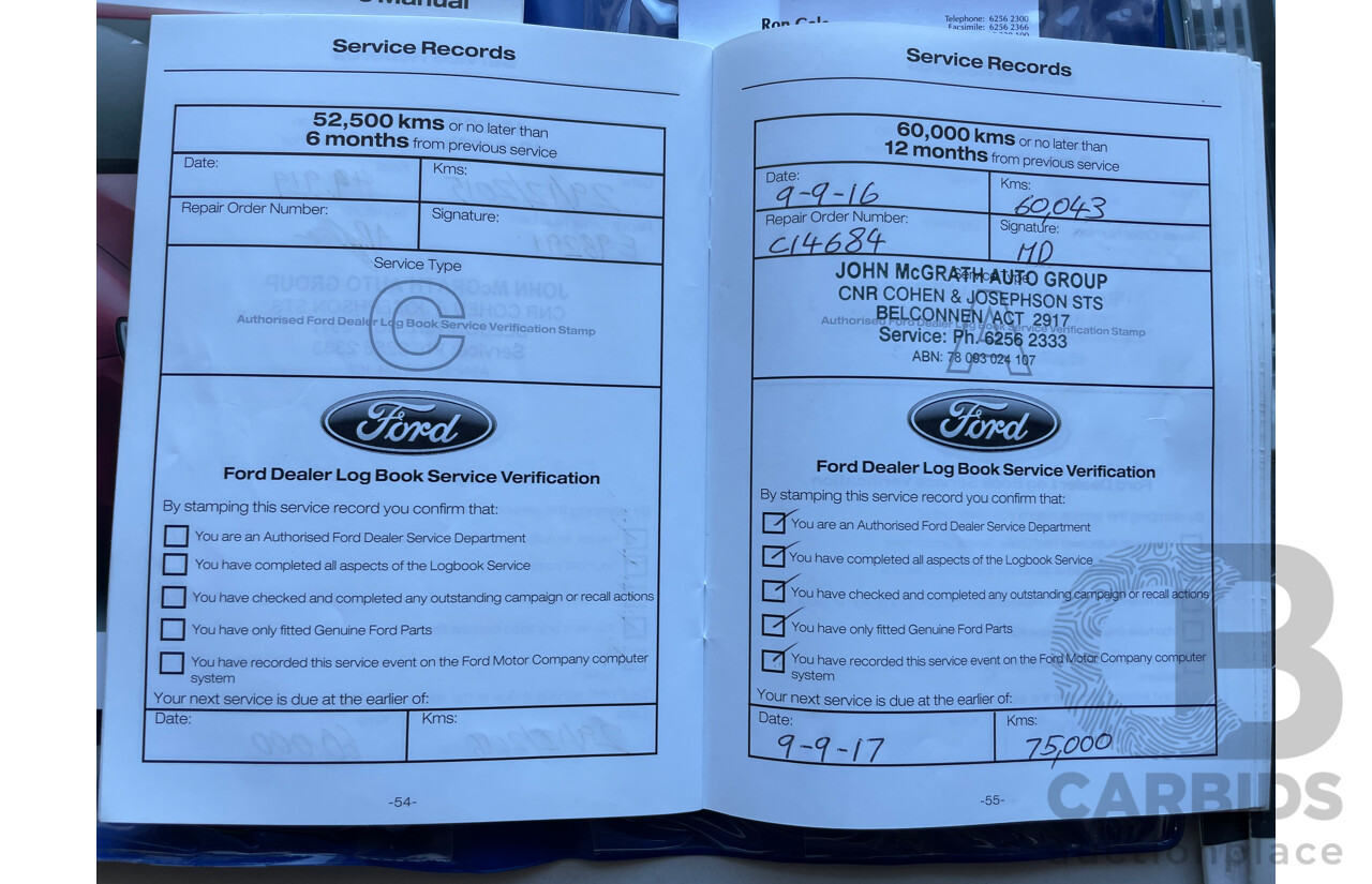 6/2012 Ford Falcon XR6 FG MK2 4d Sedan Green 4.0L - Manual Transmission