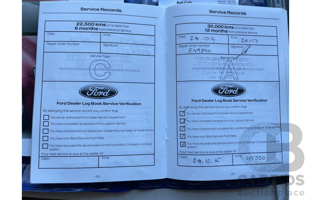 6/2012 Ford Falcon XR6 FG MK2 4d Sedan Green 4.0L - Manual Transmission