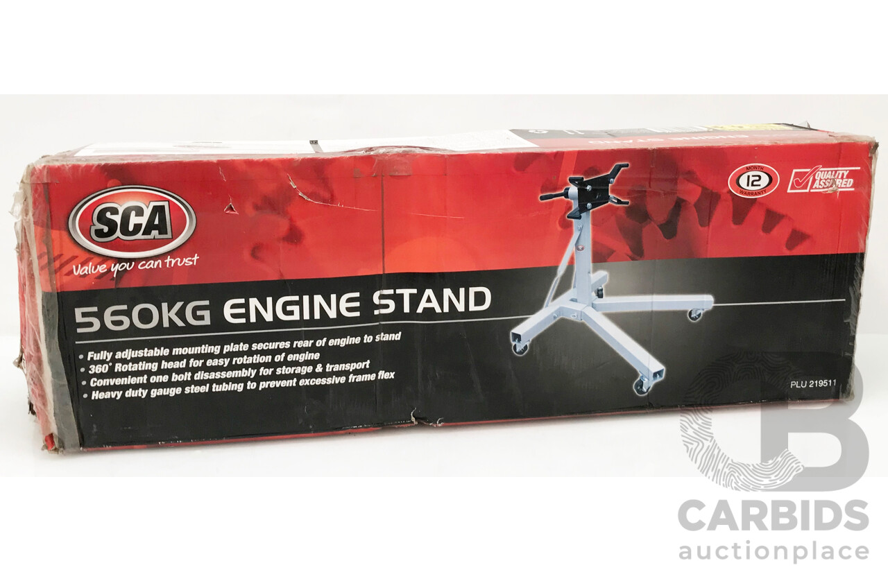 SCA Engine Stand 560kg - Lot 1501794 | CARBIDS