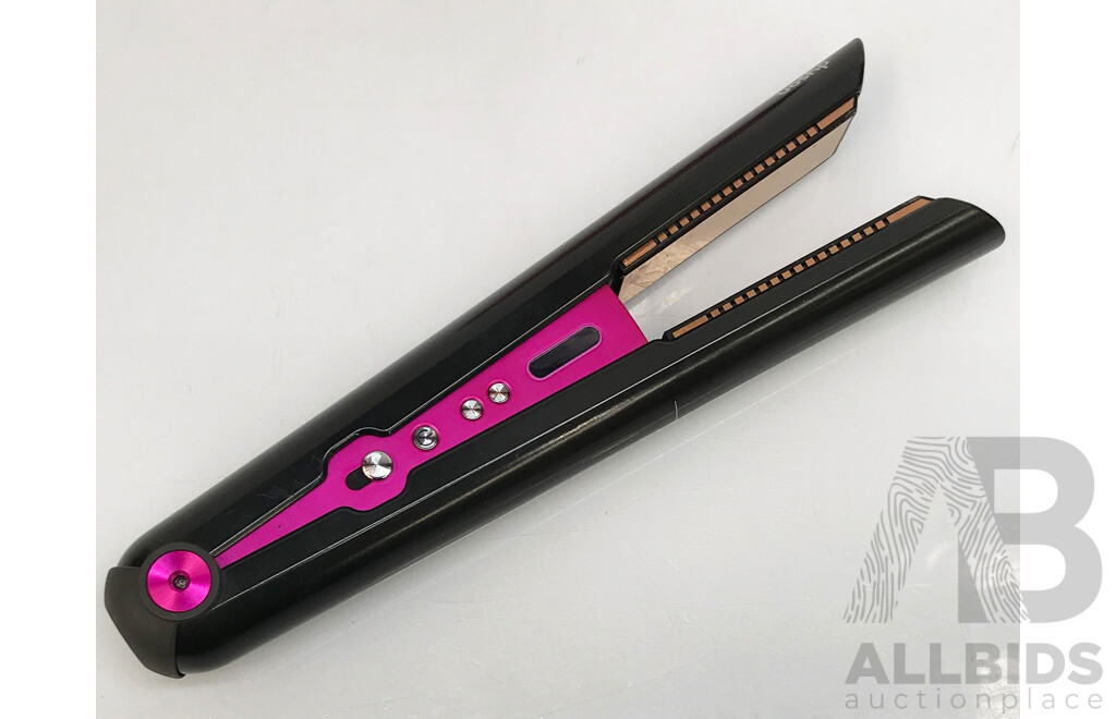 DYSON Cordless Hair Straightener Black & Fushia