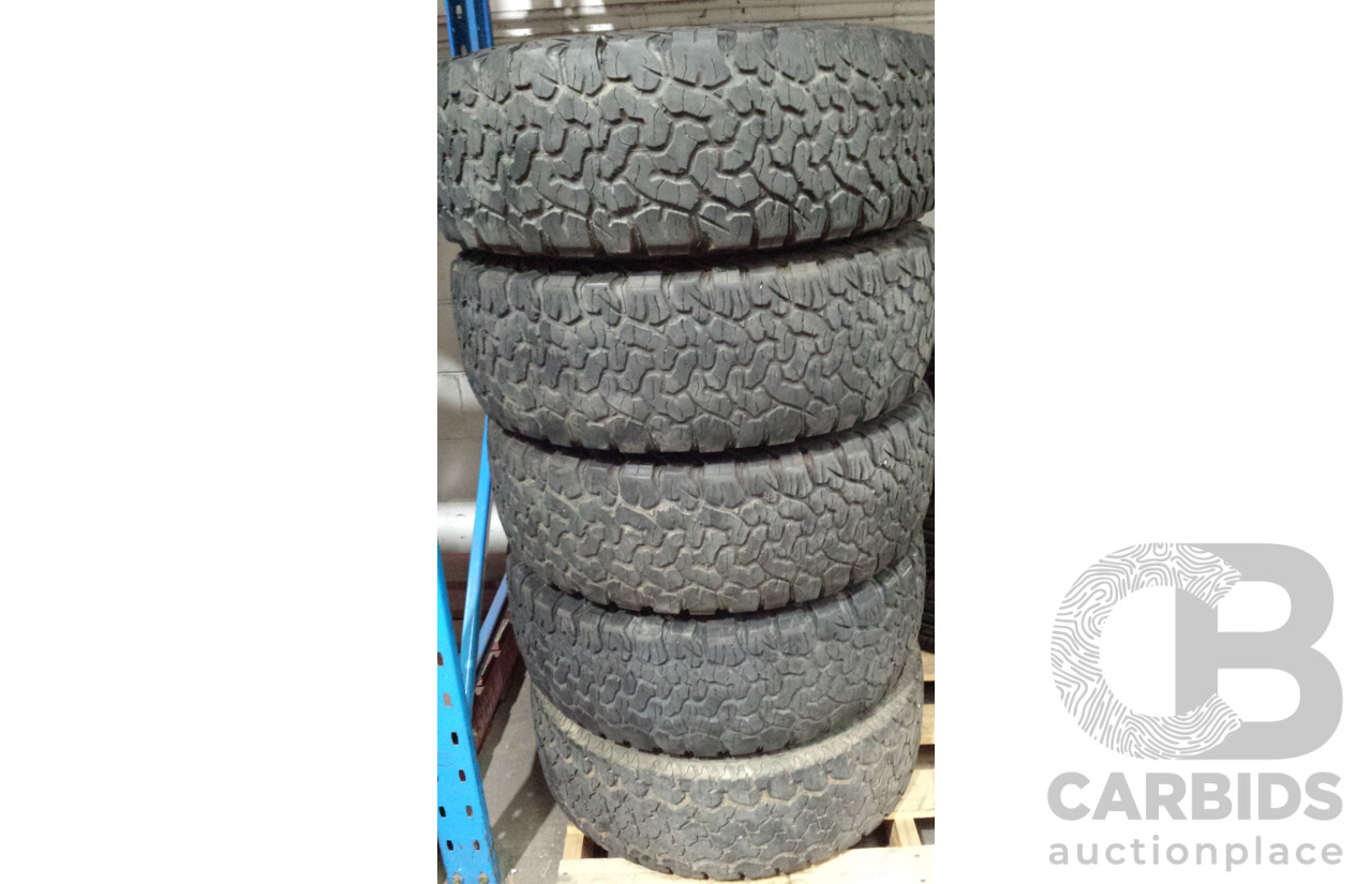 CSA 16 Inch Six Stud Alloy Wheels with BFGoodrich Baja Championship All-Terrain T/A Tyres - Set of Five