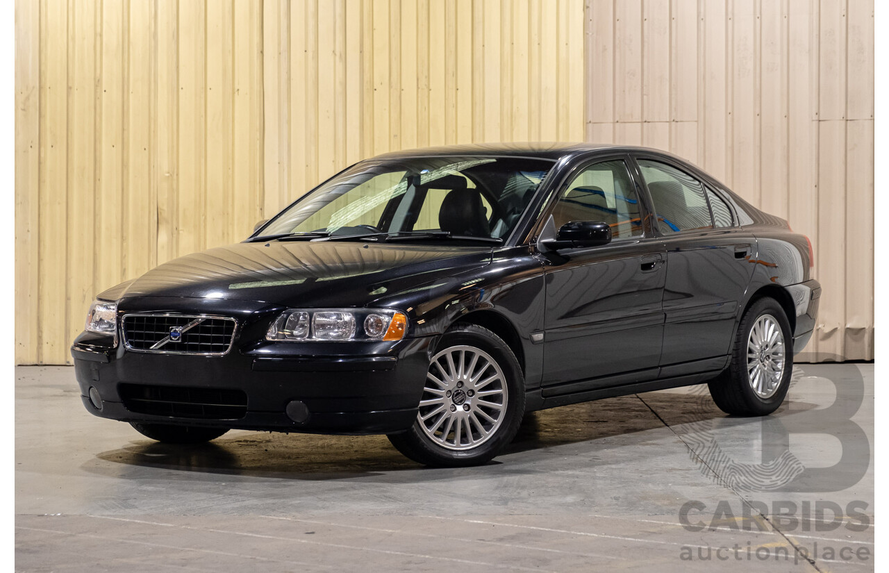 8/2006 Volvo S60 2.4 20V SE MY05 4d Sedan Metallic Black 2.4L