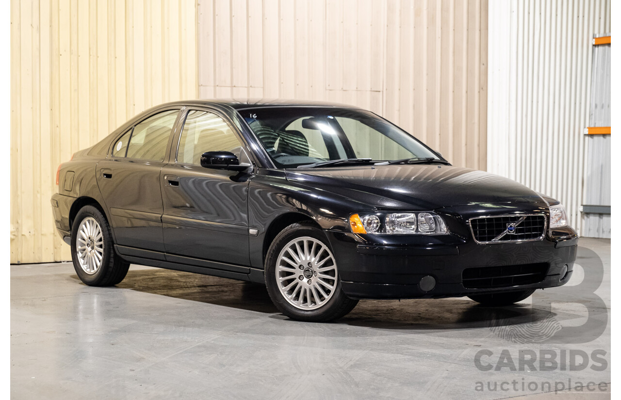 8/2006 Volvo S60 2.4 20V SE MY05 4d Sedan Metallic Black 2.4L
