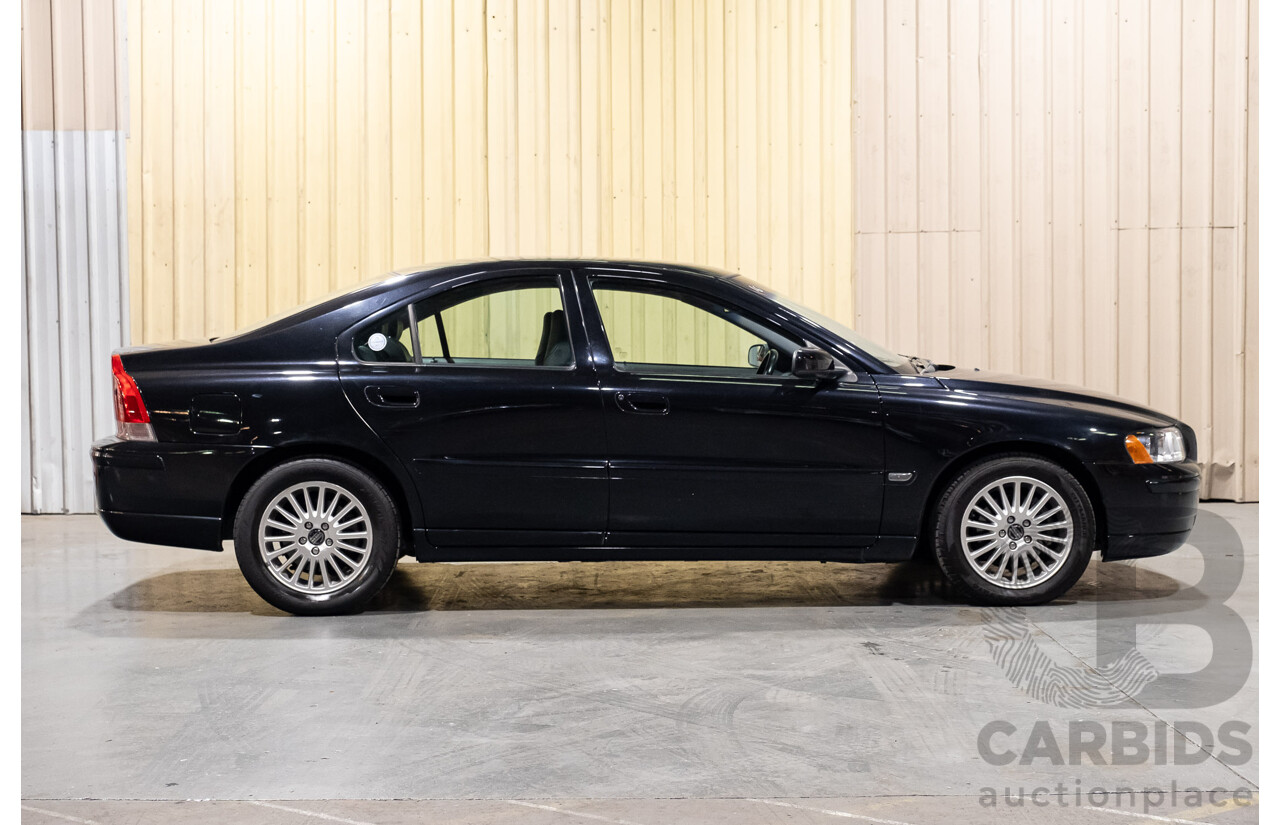 8/2006 Volvo S60 2.4 20V SE MY05 4d Sedan Metallic Black 2.4L